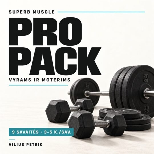 PRO PACK – Viliaus Petrik treniruočių programa