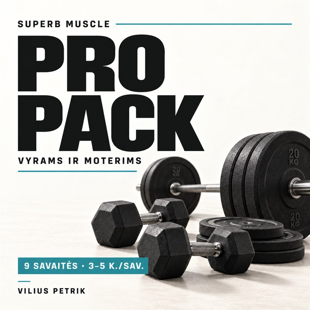 PRO PACK – Viliaus Petrik treniruočių programa